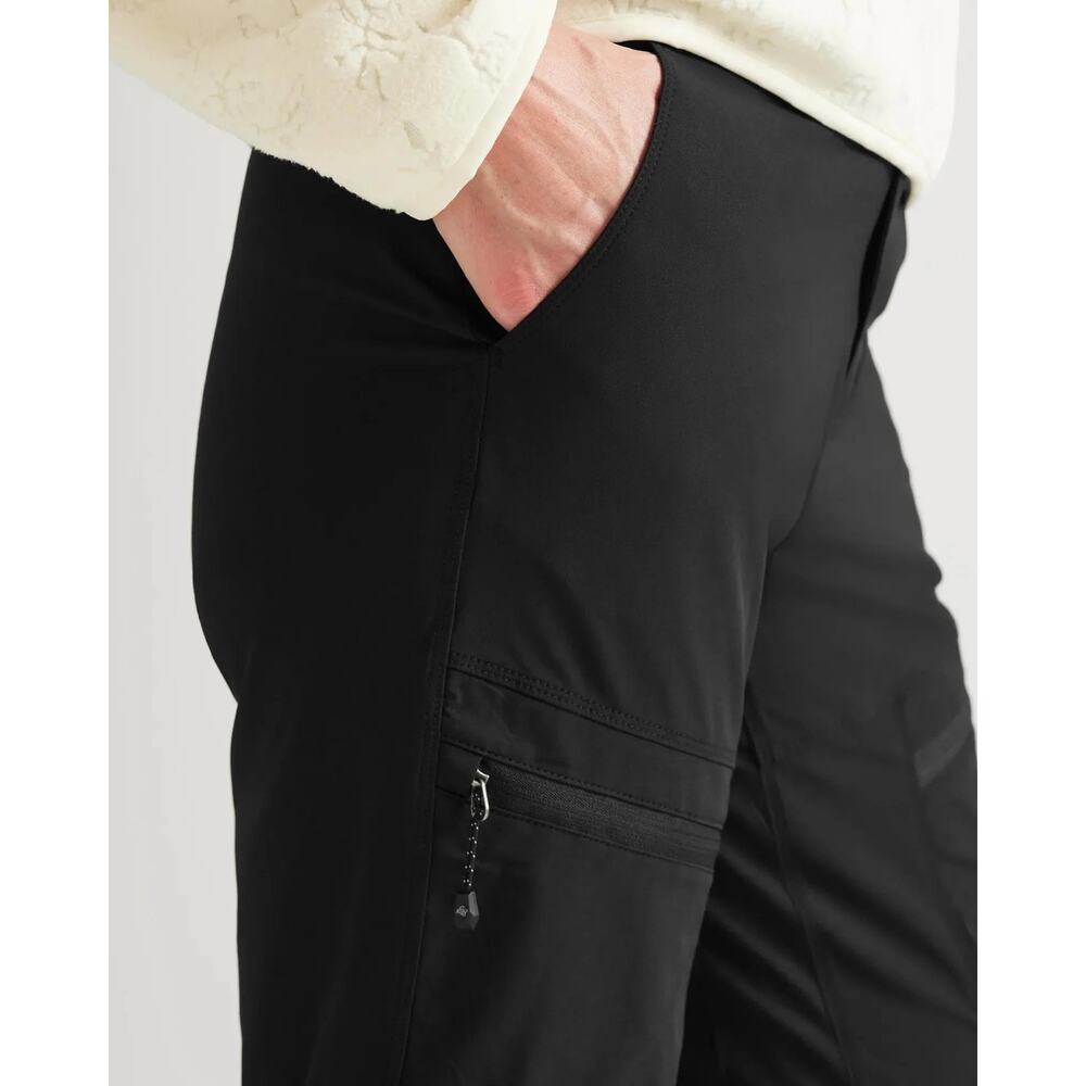 Eddie Bauer Flexion Fleece Lined 2.0 Pants Women's Size 14 Black NEW - Picture 3 of 16